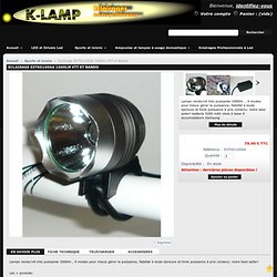 K-Lamp France - Eclairage EXT001000A 1000lm VTT et Rando