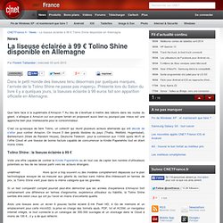 La liseuse éclairée à 99 € Tolino Shine disponible en Allemagne