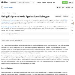 Using Eclipse as Node Applications Debugger - GitHub
