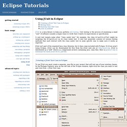Eclipse tutorials