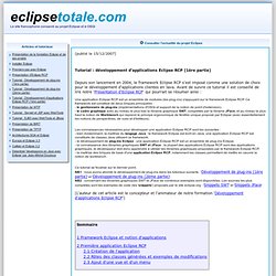 Le site francophone dédié à Eclipse et OSGi