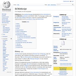 ECMAScript