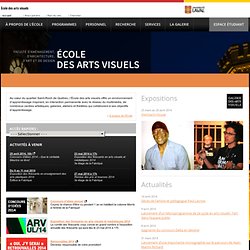 École des arts visuels | Université Laval