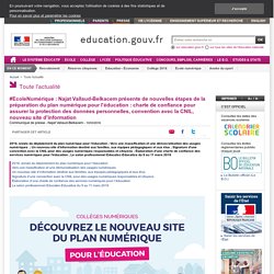 #EcoleNumérique : Najat Vallaud-Belkacem présente de nouvelles étapes de la préparation du plan numérique pour l'éducation