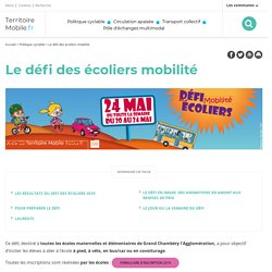 Le défi des écoliers mobilité - Territoire mobile