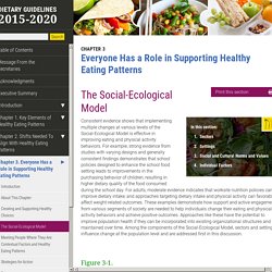 The Social-Ecological Model - 2015-2020 Dietary Guidelines - health.gov