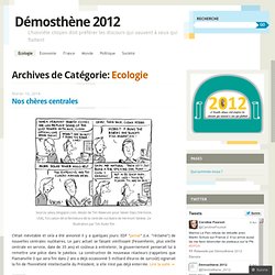 Ecologie « Démosthène 2012