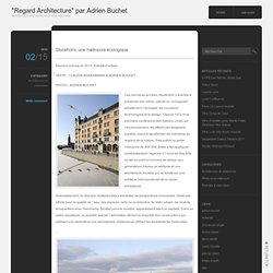 "Regard Architecture" par Adrien Buchet