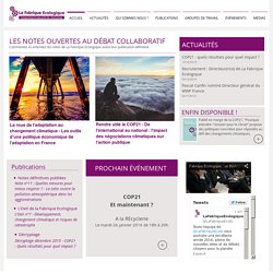La Fabrique Ecologique | Fondation pluraliste de l'Ecologie