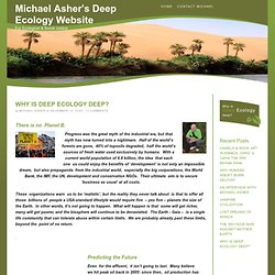 Why is Deep Ecology Deep?