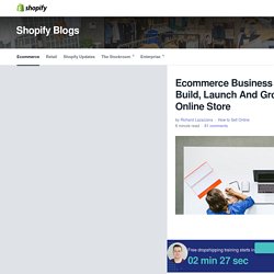 Ecommerce Business Blueprint: How To Build, Launch And Grow A Profitab