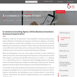Ecommerce Business Consulting, Online Business Consulting Services