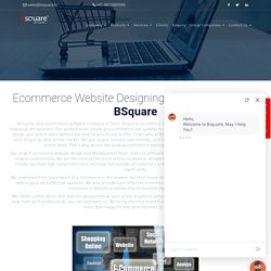 Ecommerce Website Designing and Development Company Delhi