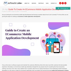 Online shopping Mobile app development