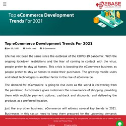 Top eCommerce Development Trends For 2021