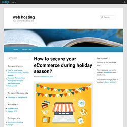 How to secure your eCommerce during holiday season?
