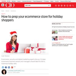 How to prep your ecommerce store for holiday shoppers
