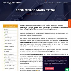 Best Ecommerce Marketing Services
