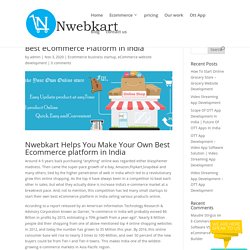 Best Ecommerce platform in India