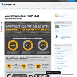 Maximize Online and Ecommerce Sales with Product Recommendations