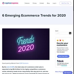 6 Emerging Ecommerce Trends for 2020 - RepricerExpress