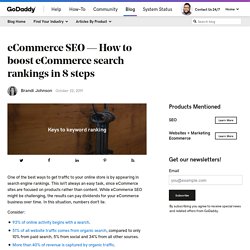 eCommerce SEO — How to boost eCommerce search rankings in 8 steps