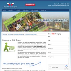 Ecommerce Web Design Services in Miami