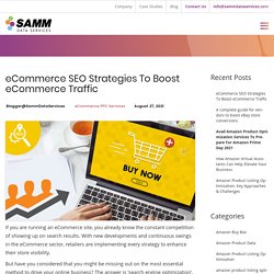 eCommerce SEO Strategies To Boost eCommerce Traffic