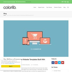 Top 28 Free eCommerce Website Templates Built With Bootstrap 2017