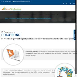 Ecommerce Website Development In Chennai