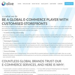 Ecommerce website design & development company in Delhi - Olive
