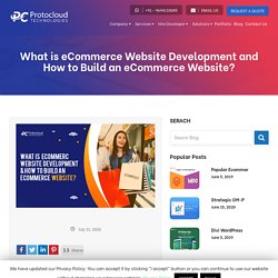 What is eCommerce Website Development and How to Build an eCommerce Website?