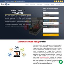 ecommerce website development dubai