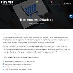 Ecommerce Website Development and Design Company in India