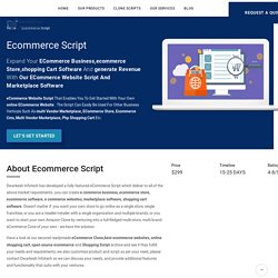 eCommerce Script: php ecommerce website for multi Vendor Marketplace