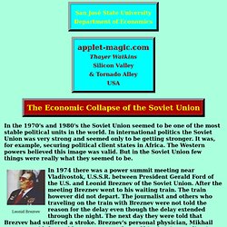 The Economic Collapse of the Soviet Union