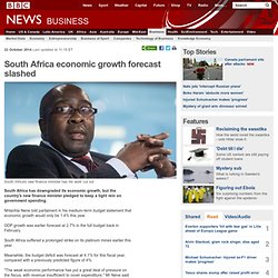South Africa economic growth forecast slashed
