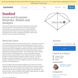 Social and Economic Networks: Models and Analysis