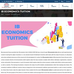 IB Economics Tuition - Baccalaureate Classes