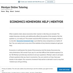 MENTYOR – Mentyor Online Tutoring