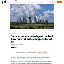 Some economics nerds just realized how much climate change will cost us