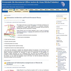 Economie du document (Jean-Michel Salaün)