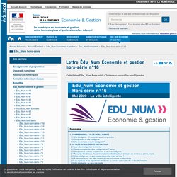 Lettre Édu_Num Économie et gestion hors-série n°16 — ÉcoGest