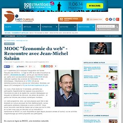 MOOC "Économie du web" : rencontre avec Jean-Michel Salaün