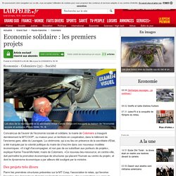 Economie solidaire : les premiers projets - 21/03/2015 - LaDepeche.fr