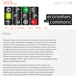 economies of the commons
