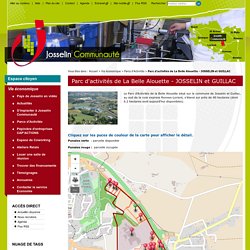 Parc d'activités de La Belle Alouette - JOSSELIN et GUILLAC - Parcs d'Activités - Vie économique - Site officiel de Josselin Communauté