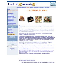 Economisez en planifiant votre cuisine pour le mois !