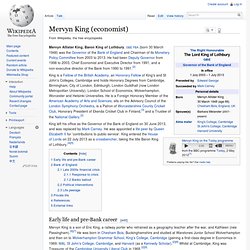 Mervyn King (economist) - Wiki