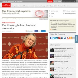The Economist explains: The thinking behind feminist economics
